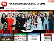 Tablet Screenshot of popetheater.org